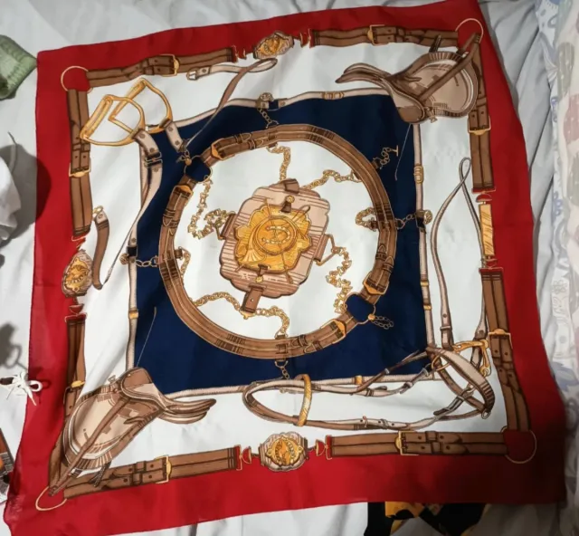 Pañuelo de seda con estampado Fabrica Italia