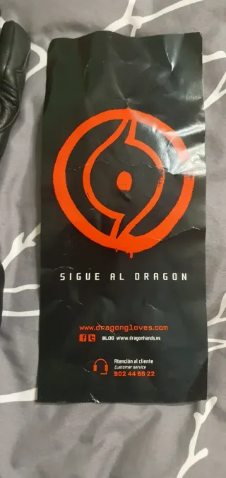 Guantes MTO Dragon Negro