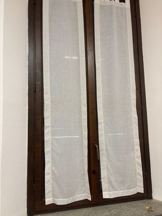 Nr. 6 tende bianche per finestre doppie