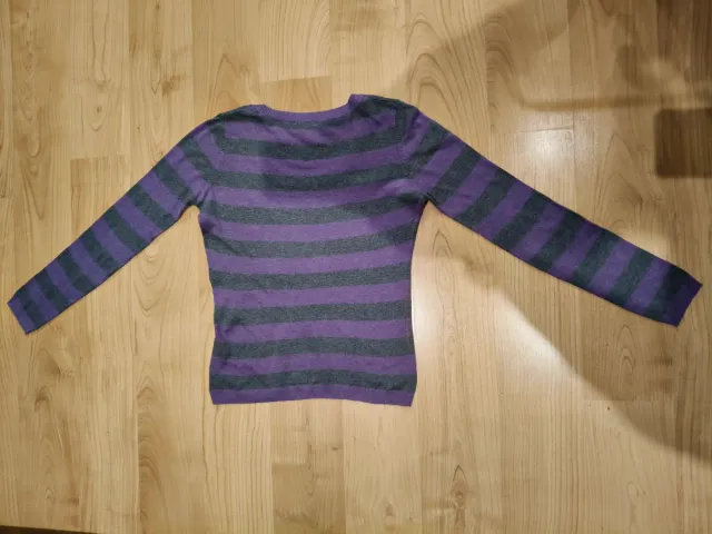 Jersey rayas morado y gris Talla L