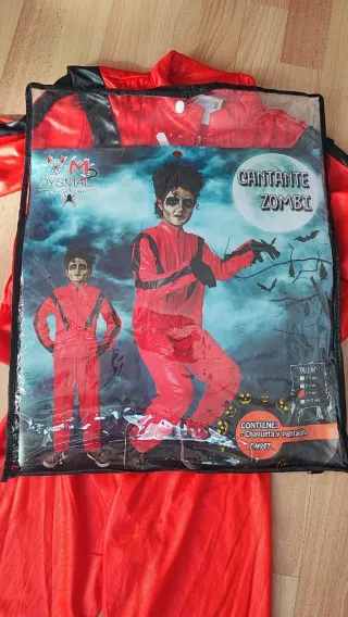 Disfraz Michael Jackson Thriller Talla 7-9