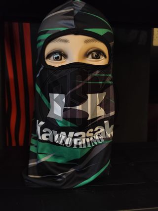 Sotto casco Kawasaki