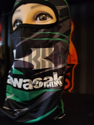 Sotto casco Kawasaki