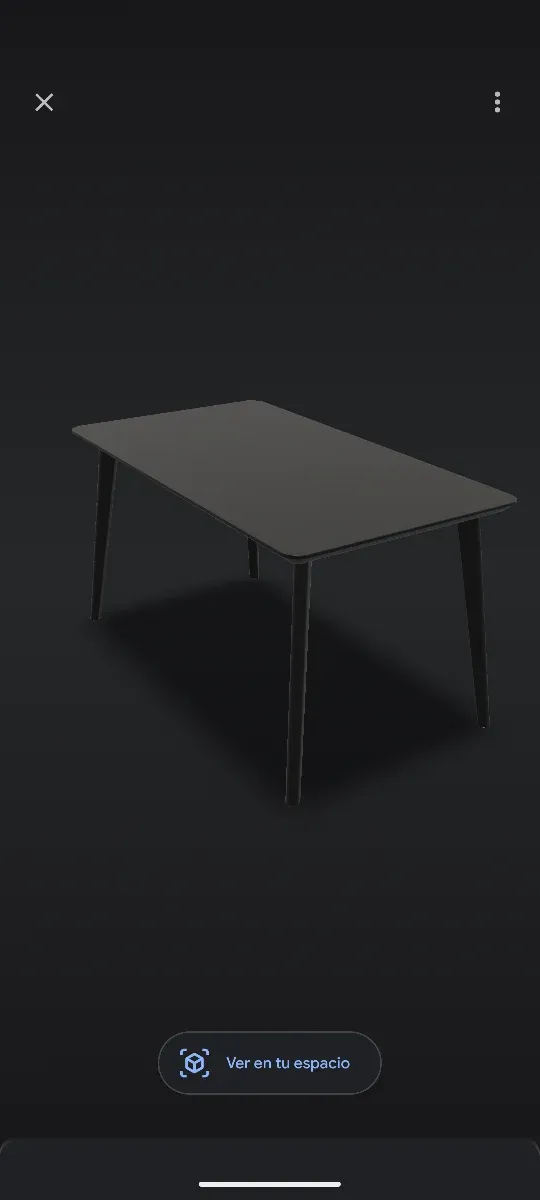 Mesa Lisabo negra Ikea