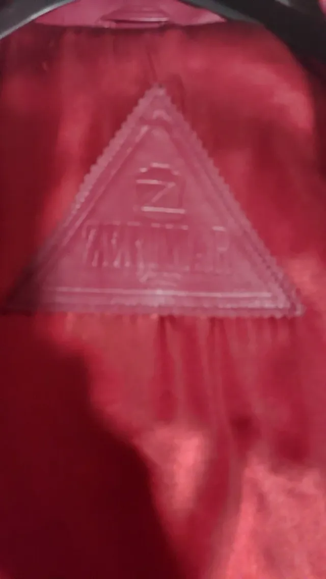 Chaqueta Piel Napa Burdeos