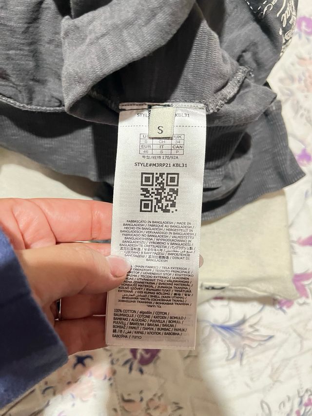 Sudadera Guess Gris Talla S Unisex