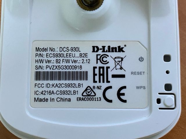 Cámara IP D-Link DCS-930L (B2) Cable/Wi-Fi