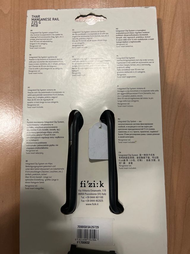 Sillín Fizik Thar Manganeso MTB 29
