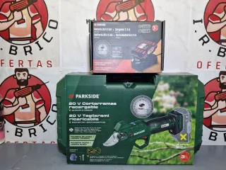 Tijera Podar Recargable 20V Parkside Nueva 