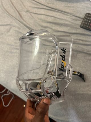 Visera para casco de hockey