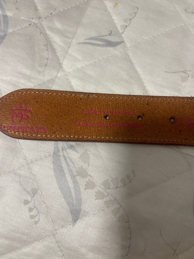 Cinturón Montepicaza Piel Marrón