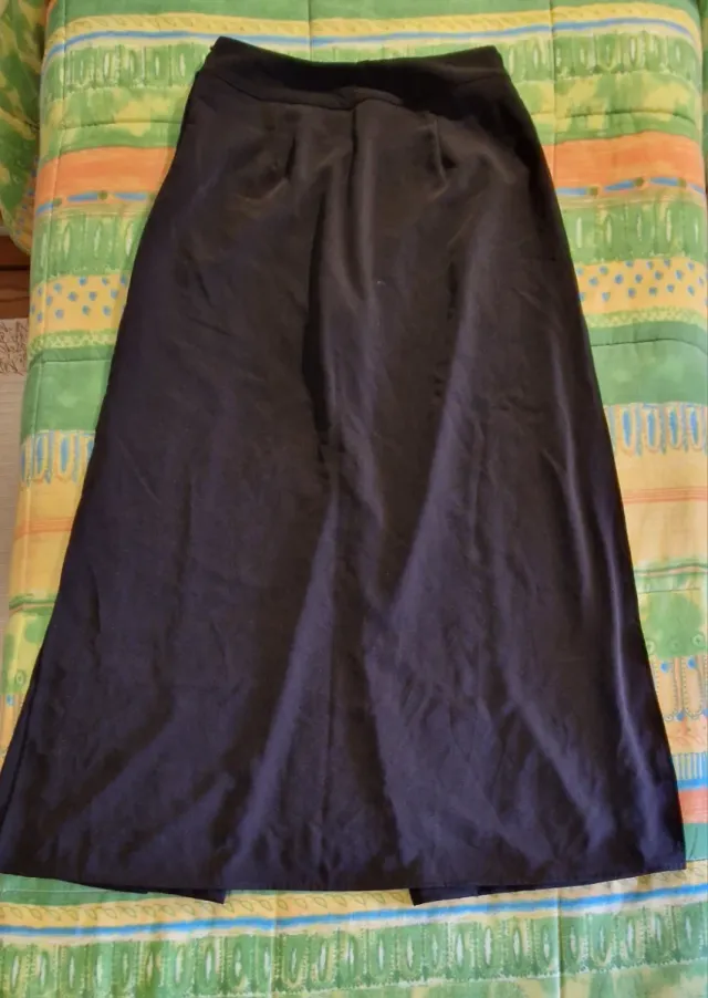 Pantalone con gonna Rinascimento Tg S nero.