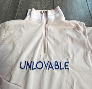 Sudadera UNLOVABLE cremallera