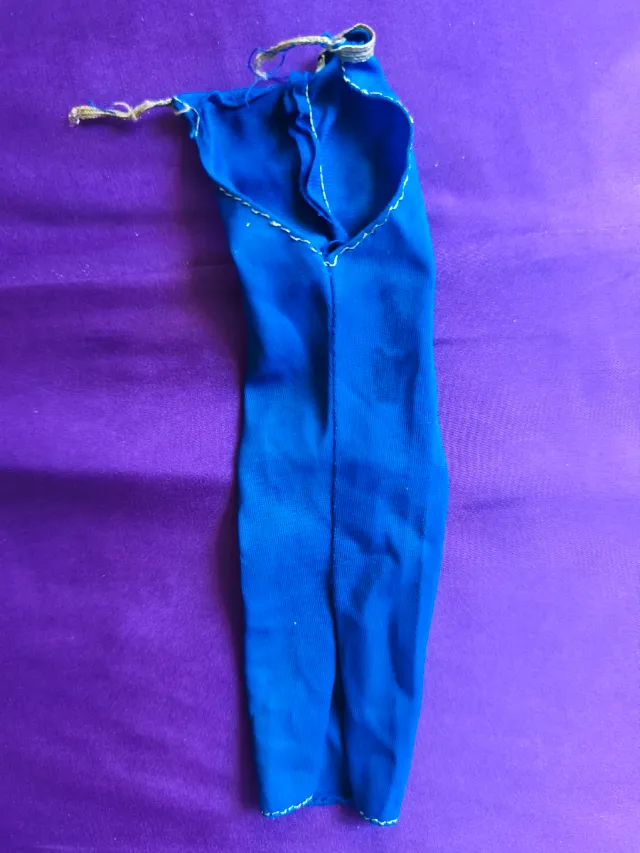 Vestito Mattel Anni 80 Originale Blu