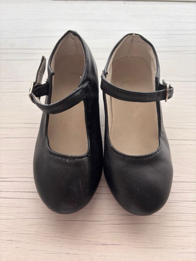 Zapatos Flamenco Tacón Negro