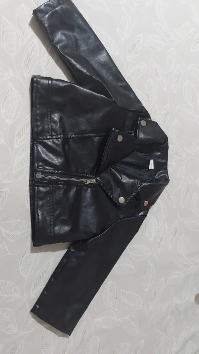 Chaqueta de cuero para niña 4 años