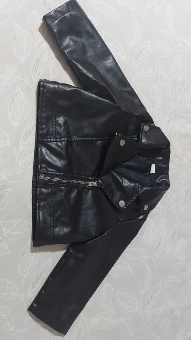 Chaqueta de cuero para niña 4 años