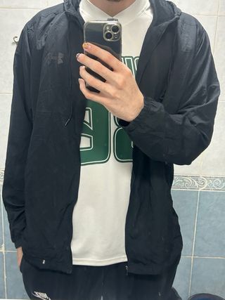 Chubasquero Under Armour Negro Talla XXL
