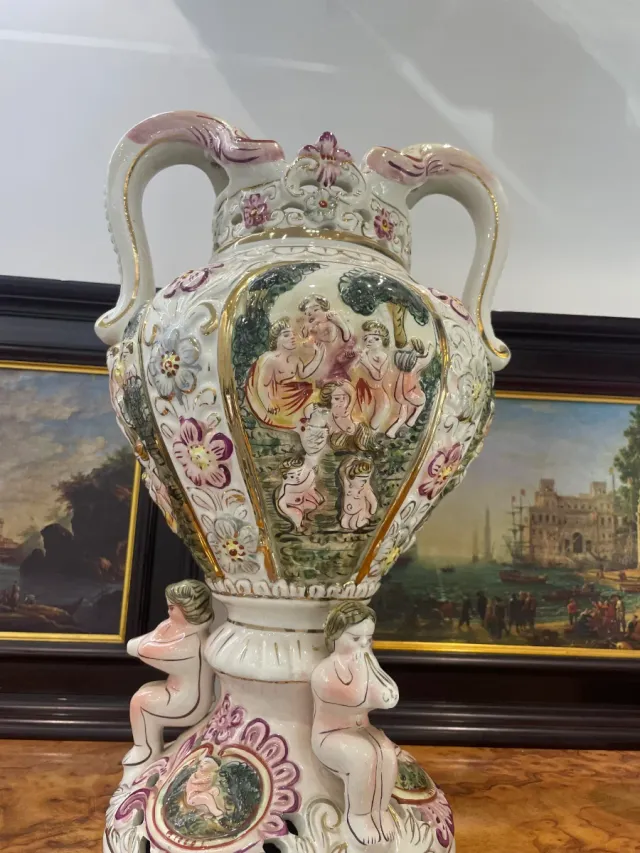 Jarrón Capodimonte