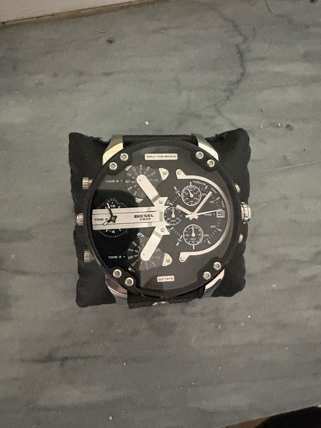 Orologio Diesel nero e argento