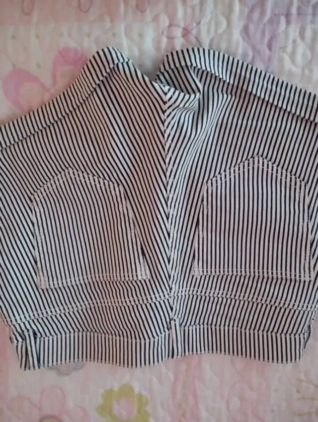 Pantalón corto,shorts H&M Rayas