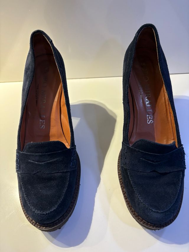 Mocasines Pedro Miralles Talla 38 Azul
