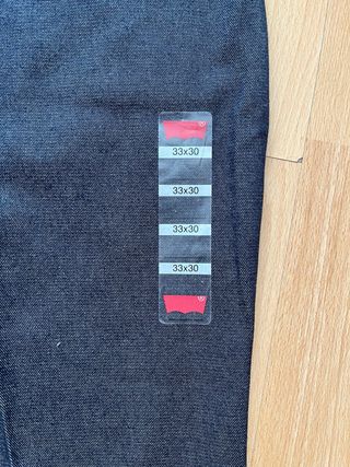Pantalón corte chino tela vaquera Levi's