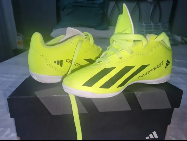 Zapatillas Adidas Niño CRAZYFAST Neón