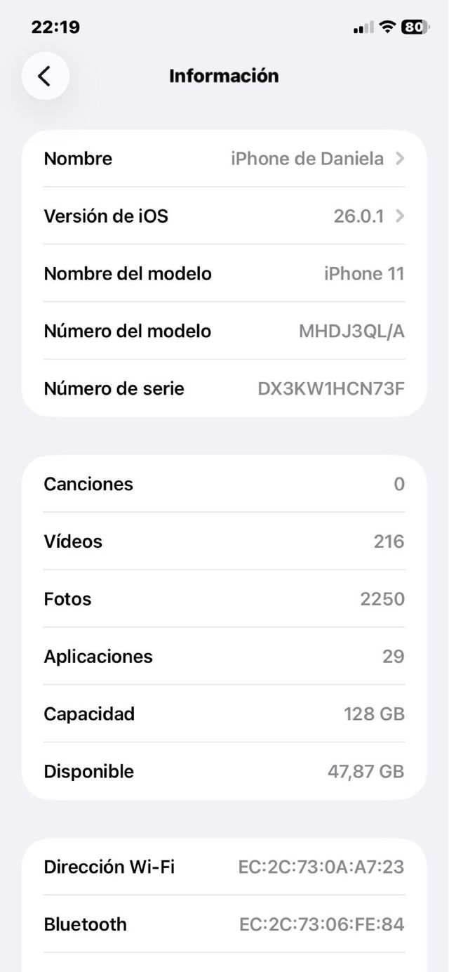 iPhone 11 Blanco (128 GB)