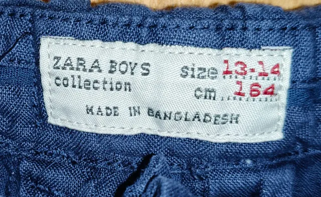 Pantalón corto niño talla 13-14 años