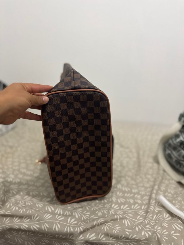 Bolso de mano mujer marrón