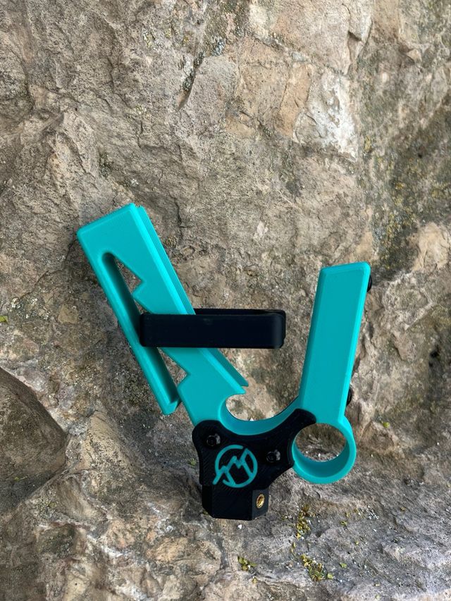 Pertiga escalada - caña chapar escalada - Turquesa