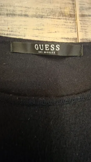 Camiseta Guess Negra Talla S/M