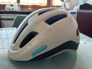 Casco de bicicleta blanco