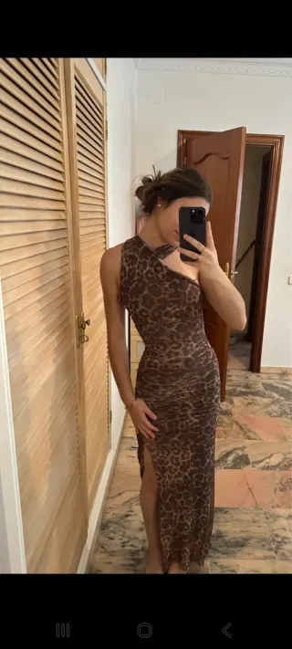 Vestido Zara Leopardo