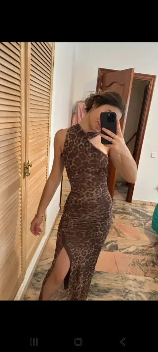Vestido Zara Leopardo