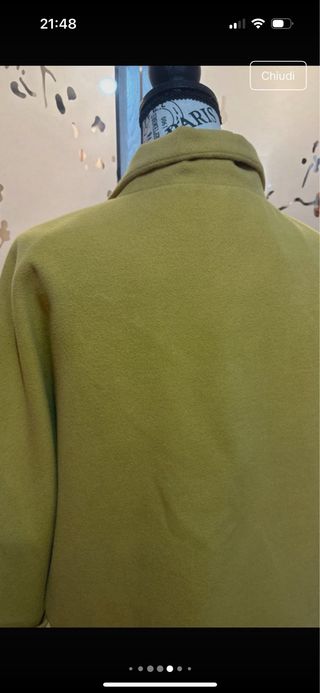 Cappotto giallo donna