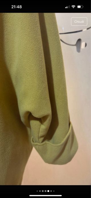 Cappotto giallo donna