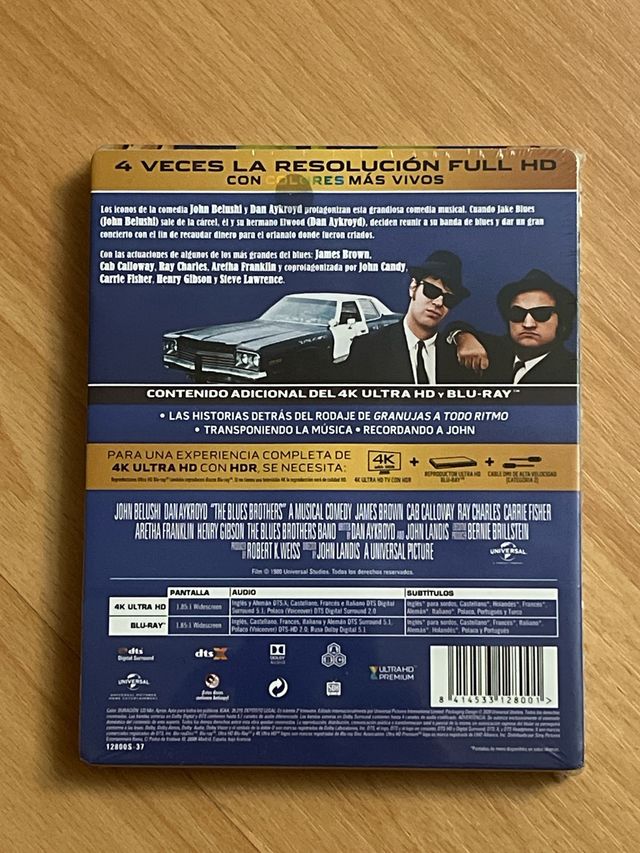 The Blues Brothers 4K Steelbook Blu-ray