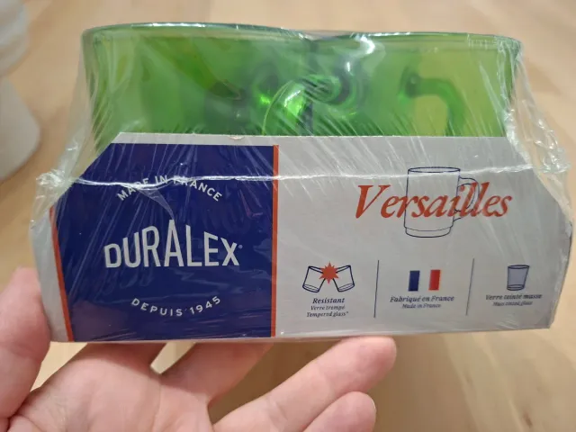 Set 6 Tazas
 Duralex Versailles Verdes