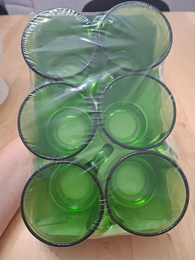 Set 6 Tazas
 Duralex Versailles Verdes