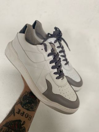 Scarpe Cafènoir bianche e grigie taglia 45