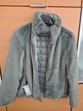 Abrigo reversible verde Tintoretto