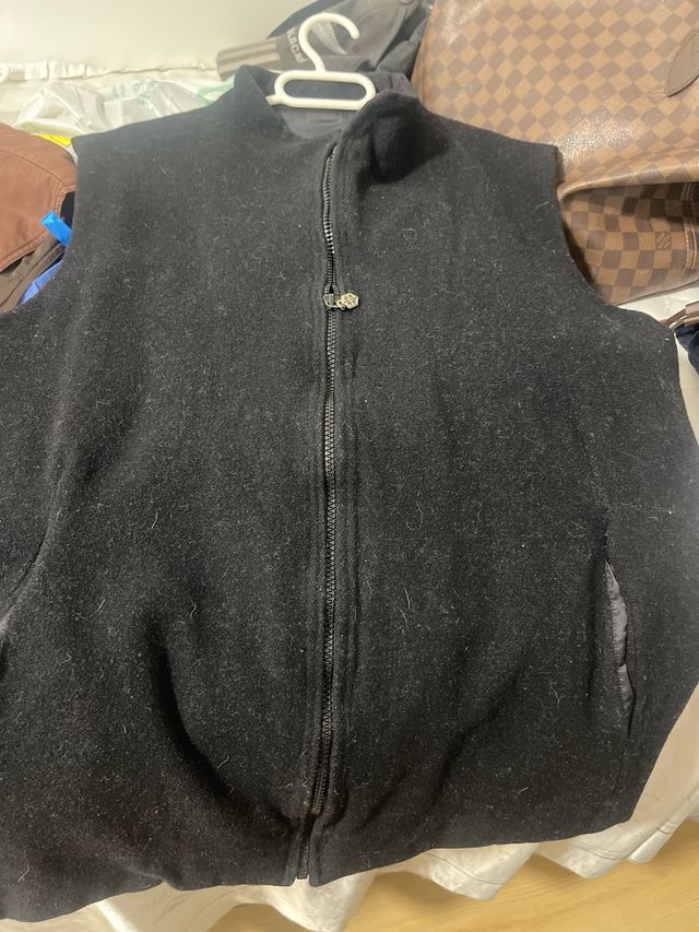 Chaleco lana Adolfo Dominguez negro