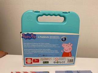 Maletín Puzzles Peppa Pig Educa 4 Puzzles