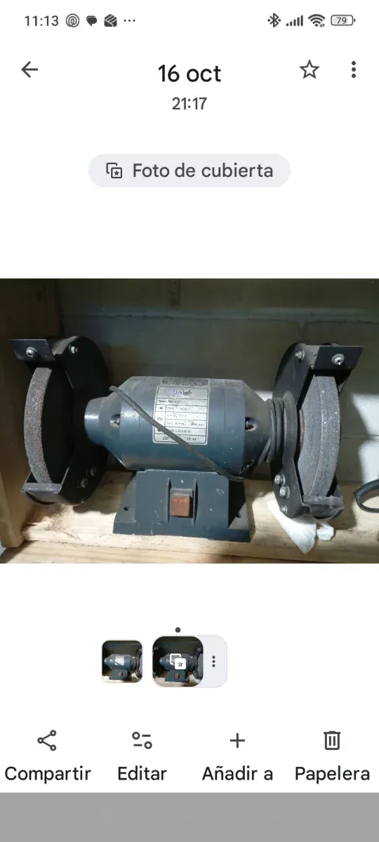 Esmeriladora eléctrica