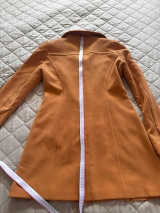 Cappotto Arancio Taglia 42 una M