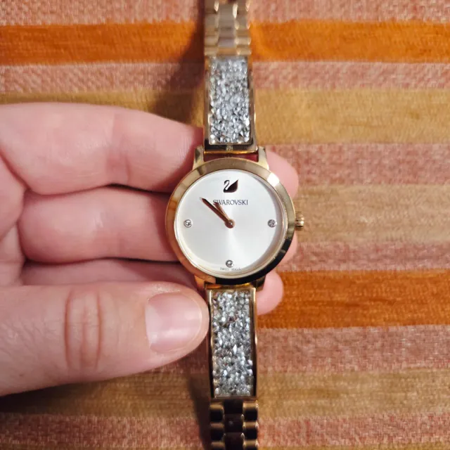 Reloj Swarovski Cosmic Rock Oro Rosa Auténtico