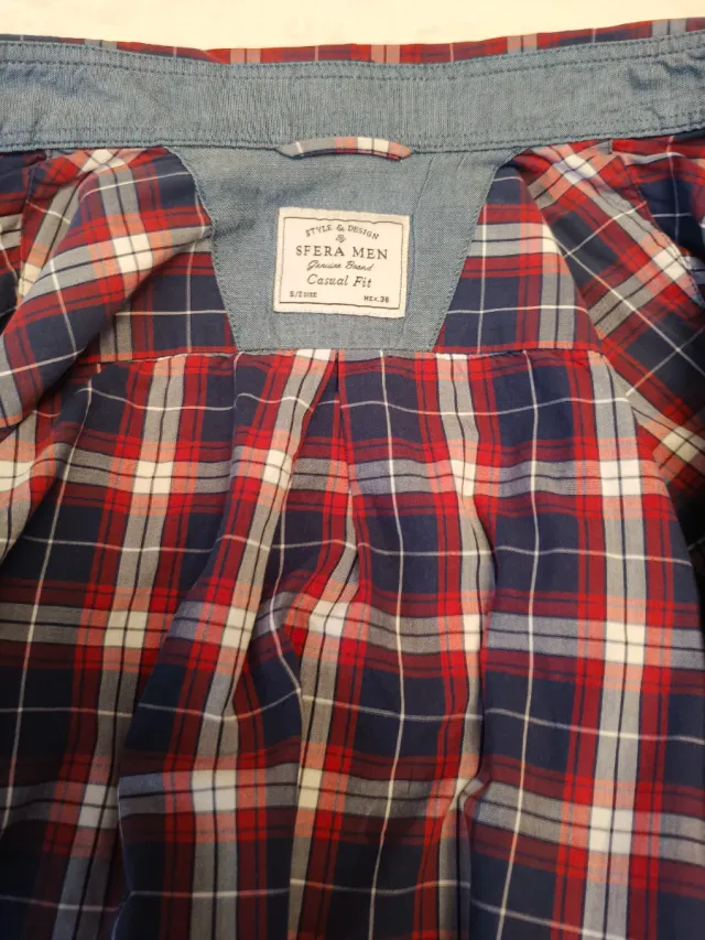 Camicia piccola a quadri