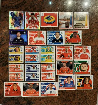 Lotto figurine Topps Euro 2024